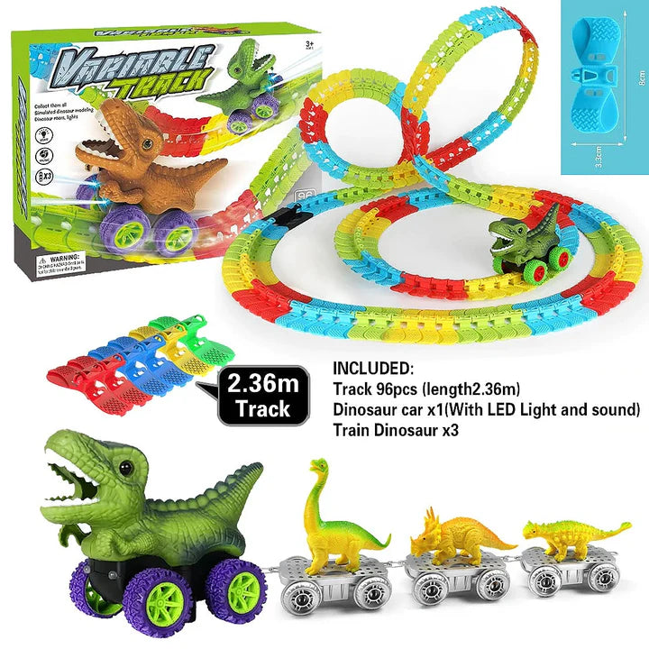 Anti-Gravity Dinosaur Car Track