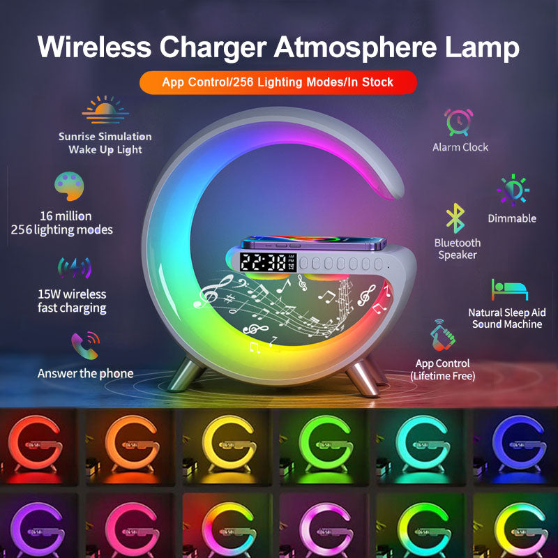 PowerTrod™ Intelligent Atmos Wireless Charger Lamp