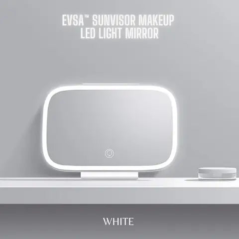 EVSA™ Sunvisor makeup LED light mirror