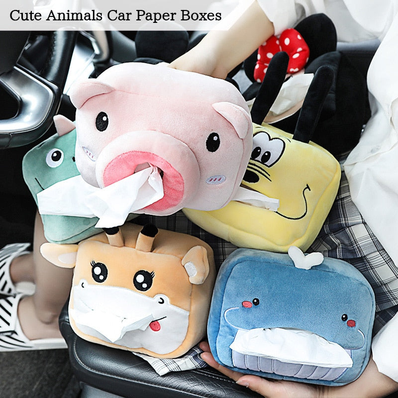 Tissue Box Holder - Animal Faces
