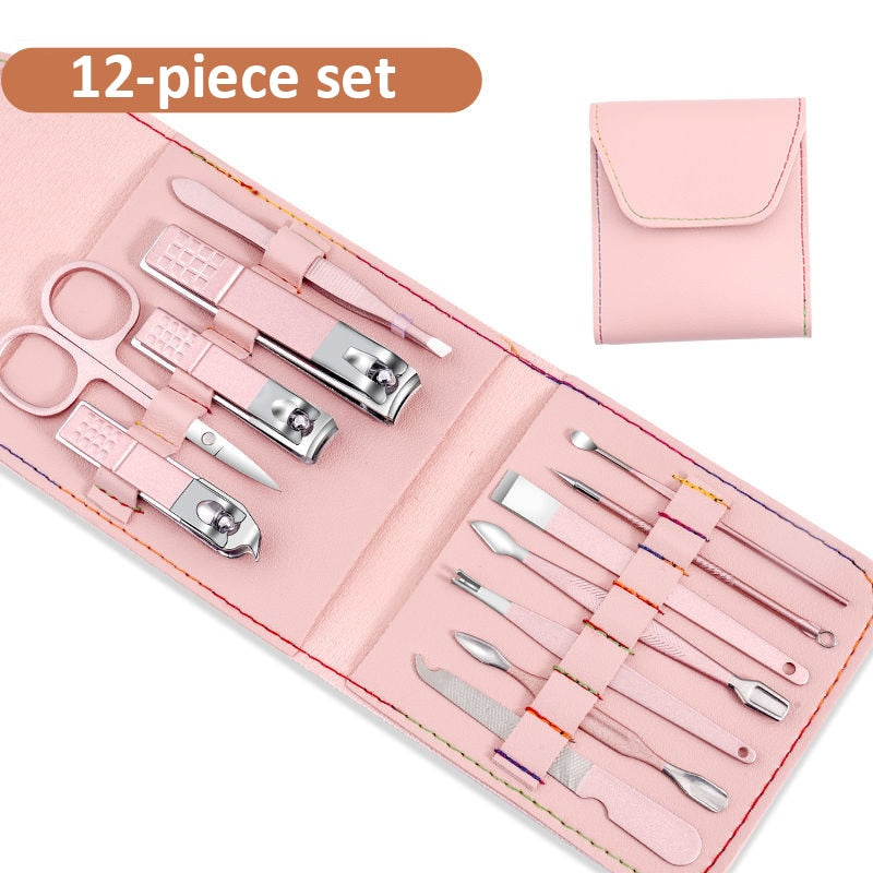 Stainless Steel Nail Clippers Set