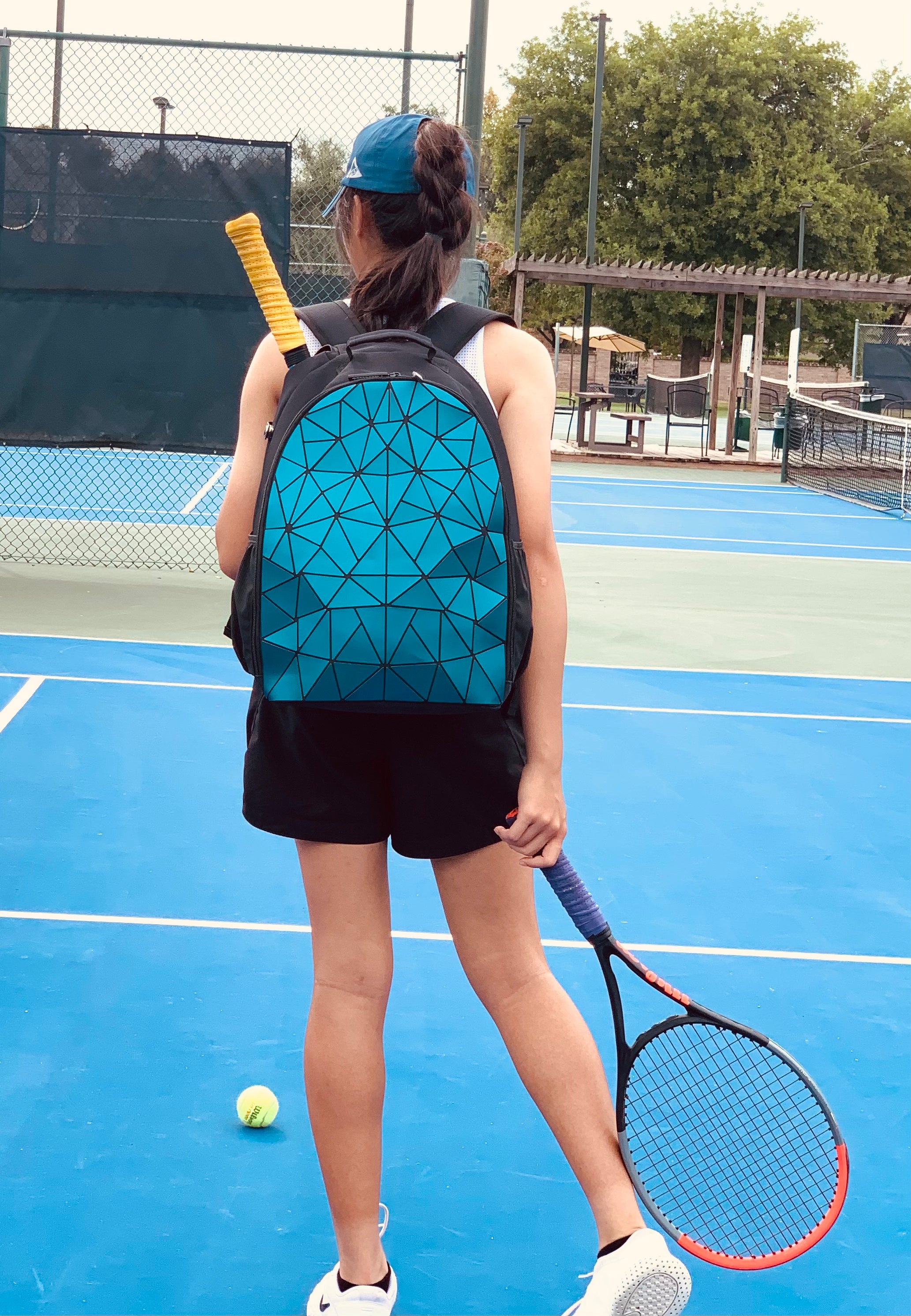 GEO tennis and school backpack with shoe compartment