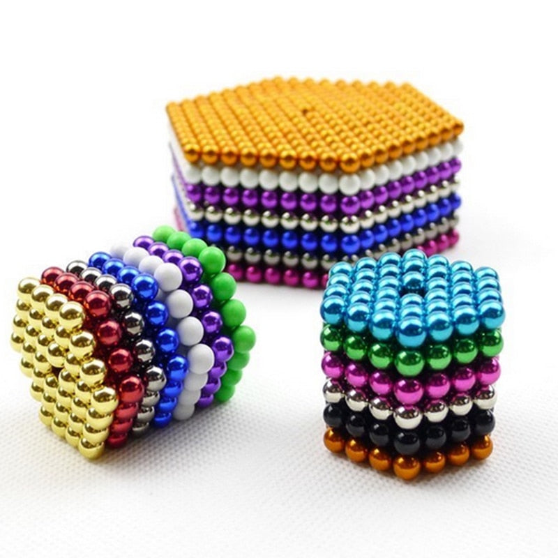 Mini Mulitcolor Magnetic Balls 3mm 216pcs » Gadget mou